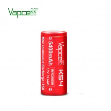 Акумулятор Vapcell K54 INR26650 5400 mah 15A, Li-ion
