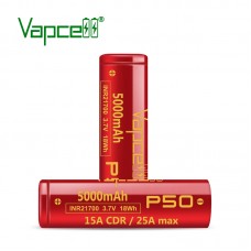 Акумулятор Vapcell P50 INR21700 5000 mah, 15A/25A, Li-ion 3.6V