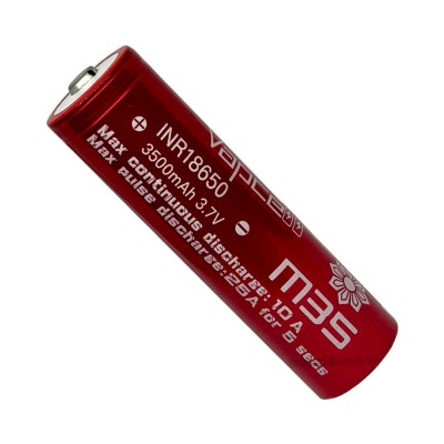 Акумулятор Vapcell M35 INR18650 3500 mah 10A/25A Li-ion 3.7V (Випуклий плюс / Button top)