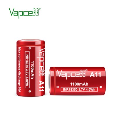 Акумулятор Vapcell A11 INR18350 1100 mah, 10A, Li-ion 3.7V