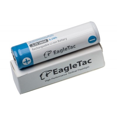 Акумулятор EagleTac 18650 2500 mAh Li-ion із захистом (Protected)