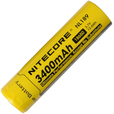Акумулятор Nitecore NL189 18650 3400 mAh із захистом (Protected)