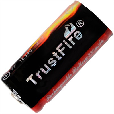 Акумулятор TrustFire 16340 /CR123A 880 mAh Li-ion із захистом