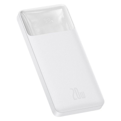 Повербанк Baseus Bipow 10000 mAh, 20W, білий (PPDML-L02)
