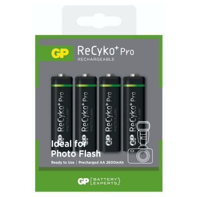Акумулятори GP ReСyko+ Pro Photo Flash AA 2600 mAh, 4 шт./уп.