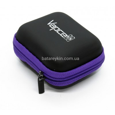 Чохол (кейс, органайзер) Vapcell EVA Zipper Case Purple для акумуляторів 2шт.21700 / 4шт. 18650