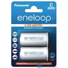 Адаптер-перехідник Panasonic Eneloop AA=>C, 2 шт./уп. (BQ-BS2E/2E)