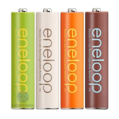 Акумулятор Panasonic Eneloop Organic Colors ААA 800 mAh (min.750mah), 1 шт. (BK-4MCCE/OC)