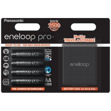 Акумулятори Panasonic Eneloop Pro AA 2600 mAh (min.2500mah), 4 шт./уп.+кейс (BK-3HCDEC4BE)
