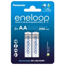 Акумулятори Panasonic Eneloop AA 2000 mAh, 2 шт./уп. (BK-3MCDE/2CP)