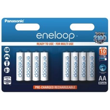 Акумулятори Panasonic Eneloop AA 2000 mAh (min.1900mAh), 8 шт./уп. (BK-3MCCE/8BE)