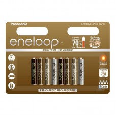 Акумулятори Panasonic Eneloop Tones Earth АAА 800 mAh (min.750mah), 8 шт./уп. (BK-4MCCE/8UE)