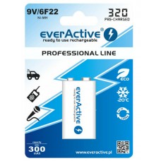 Акумулятор EverActive 320 mAh Крона 9V Professional Line Ni-MH
