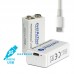 Акумулятор EverActive 550 mAh Professional КРОНА 9V, Li-ion c USB