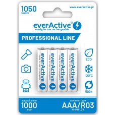 Акумулятори EverActive Professional Line AAA 1050 Series, 4 шт./уп.