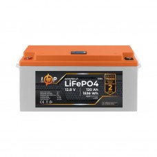 Акумулятор LogicPower LP LiFePO4 12,8V - 120 Ah (1536Wh) (BMS 80A/40А) LCD