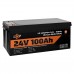 Акумулятор LogicPower LP LiFePO4 24V (25,6V) - 100 Ah (2560Wh) (Smart BMS 100А) з BT для ДБЖ