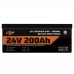 Акумулятор LogicPower LP LiFePO4 24V (25,6V) - 200 Ah (5120Wh) (Smart BMS 100А) з BT для ДБЖ