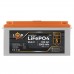 Акумулятор LogicPower LiFePO4 24V (25,6V) - 100 Ah (2560Wh) (BMS 80/40А) LCD для ДБЖ