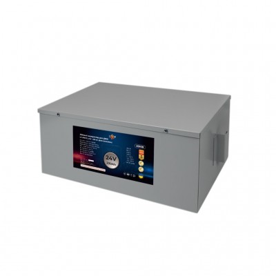 Акумулятор LogicPower LiFePO4 24V (25,6V) - 230 Ah (5888Wh) (BMS 200A/100A) метал для ДБЖ