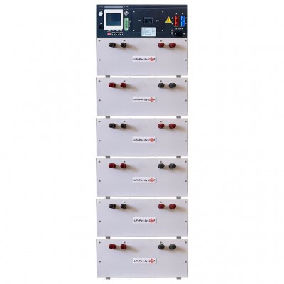 Високовольтний акумулятор LogicPower LP LiFePO4 HVM 307.2V - 52Ah (15964Wh) (BMS 125А) метал