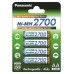 Акумулятори Panasonic High Capacity АА 2700 mah, 4 шт./уп. (BK-3HGAE/4BE)