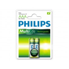 Акумулятори Philips MultiLife AAA 1000 mAh 2 шт./уп.
