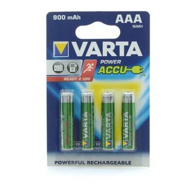 Акумулятори Varta Power Accu AAA 900 mAh Ni-Mh (4 шт. у блістері)