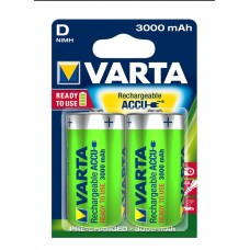 Акумулятор VARTA Rechargeable ACCU D 3000mAh RTU, 2 шт./уп. (56720101402)