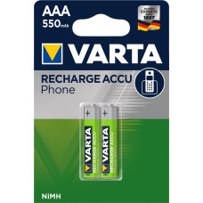 Акумулятор VARTA Phone ACCU AAA 550mAh, 2 шт./уп. (58397101402)