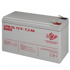 Акумулятор гелевий LogicPower LPM-GL 12V - 7.2 Ah