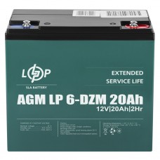 Тяговий свинцево-кислотний акумулятор LogicPower LP 6-DZM-20 Ah