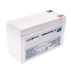 Акумулятор мультигелевий LogicPower LP-MG 12V - 9 Ah Silver