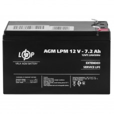 Акумулятор LogicPower AGM LPM 12V - 7.2 Ah