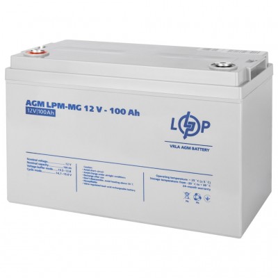 Акумулятор мультигелевий LogicPower LPM-MG 12V - 100 Ah