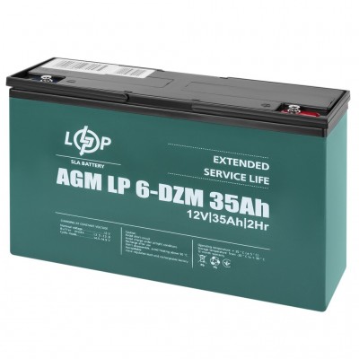 Тяговий свинцево-кислотний акумулятор LogicPower LP 6-DZM-35 Ah