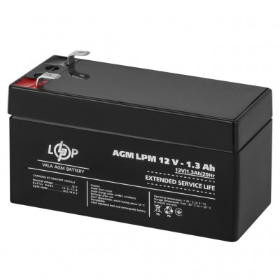 Акумулятор LogicPower AGM LPM 12V - 1.3 Ah