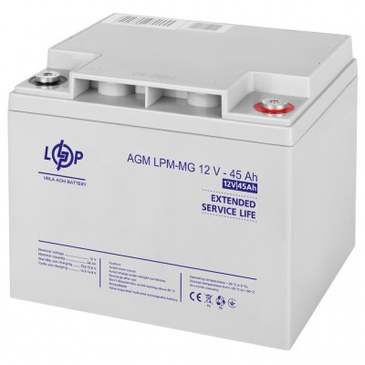 Акумулятор мультигелевий LogicPower LPM-MG 12V - 45 Ah