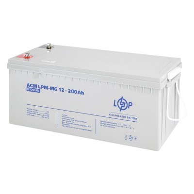 Акумулятор мультигелевий LogicPower LPM-MG 12V - 200 Ah