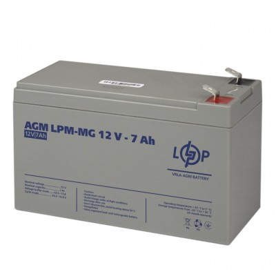 Акумулятор мультигелевий LogicPower LPM-MG 12V - 7 Ah