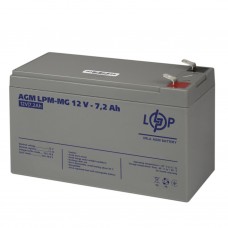 Акумулятор мультигелевий LogicPower LPM-MG 12V - 7.2 Ah