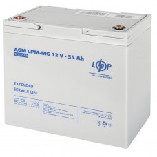 Акумулятор мультигелевий LogicPower LPM-MG 12V - 55 Ah