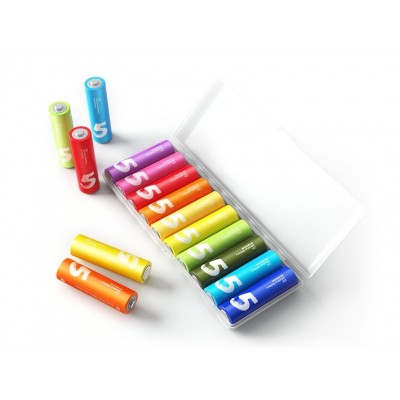 Батарейки Xiaomi ZI5 AA Rainbow ALKALINE, 10 шт./уп.