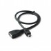 Extradigital кабель OTG USB 2.0 AF – Mini USB Тип B 0,5м
