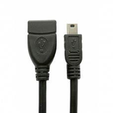 Extradigital кабель USB 2.0 AF – Mini USB Тип B 0,5м