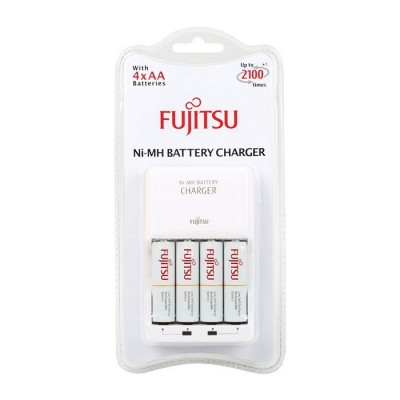 Зарядний пристрій Fujitsu + 4 шт. Fujitsu AA 1900 mAh, (FCT343-CEFX (CL))