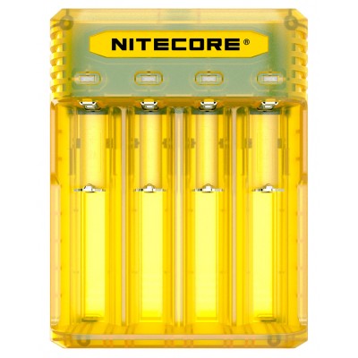 Зарядний пристрій Nitecore Q4 Yellow для Li-ion