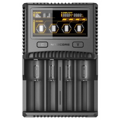 Зарядний пристрій Nitecore SC4 для Li-ion/LiFePO4 и Ni-Mh/Ni-Cd