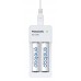Зарядний пристрій Panasonic BQ-CC80 + 2 шт. Eneloop AA 1900 mAh (K-KJ80MCC20USB)