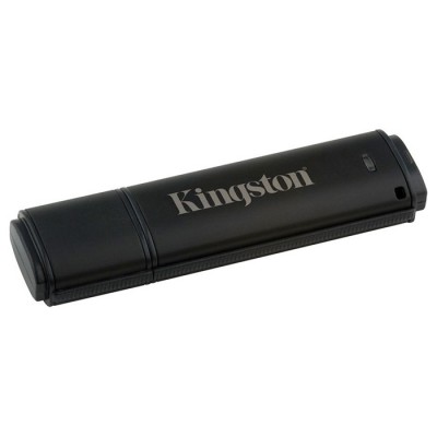Флешка Kingston 64GB USB 3.0 DT 4000 G2 Metal Black Security